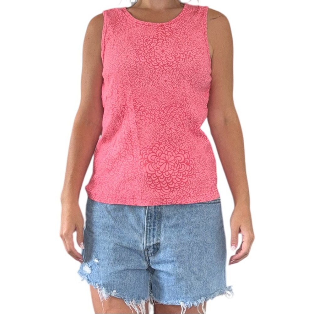 Patterned Pink Tank Top - Picture 2 of 8